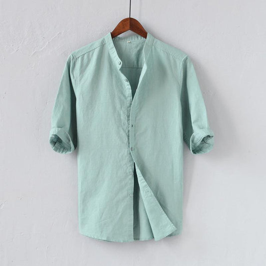Men’s Linen Blend Shirt Relaxed Fit