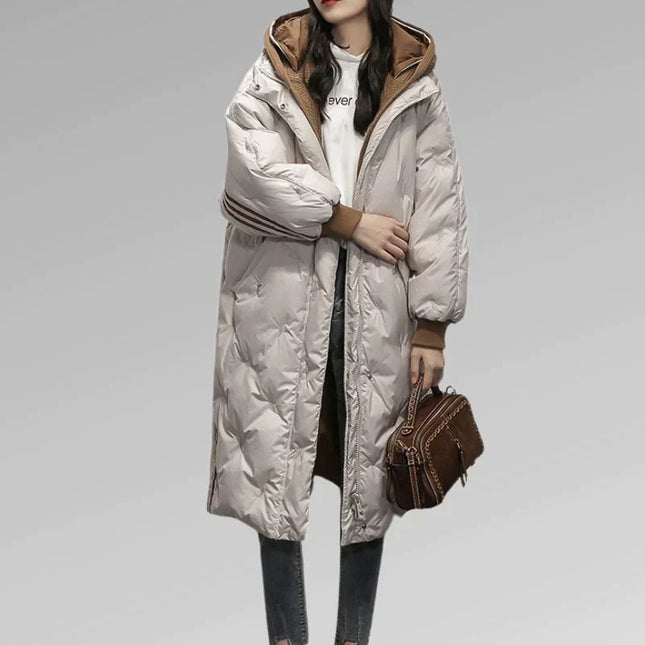 Women's Quilted Long Jacket