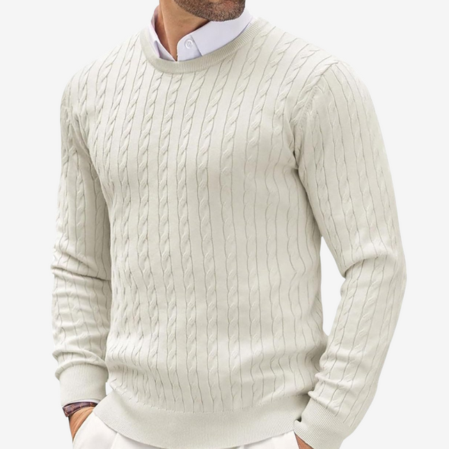 Men's Knitted Sweater Wool Blend
