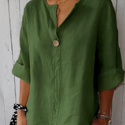 Women's V-Neck Casual Blouse