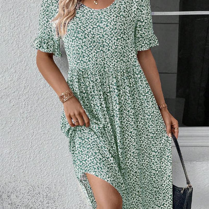 Women's Floral Pattern Dress Lightweight Breathable