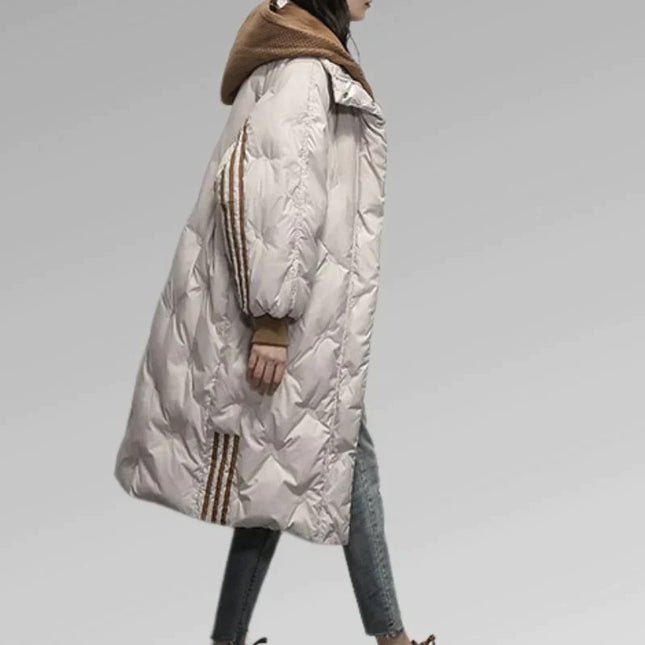 Women's Quilted Long Jacket