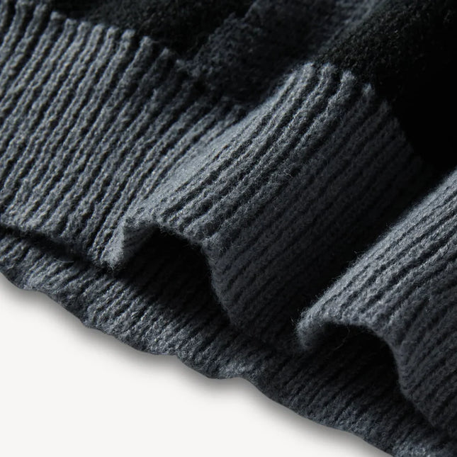 Men's Knit Sweater Wool Graphic Crewneck