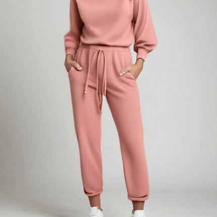 Women's Loungewear Set Elegant Comfortable Tracksuit