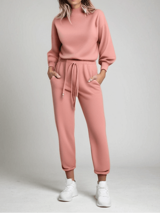 Women's Loungewear Set Elegant Comfortable Tracksuit