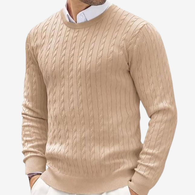 Men's Knitted Sweater Wool Blend
