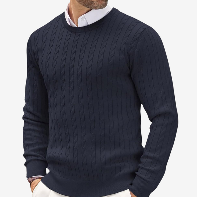 Men's Knitted Sweater Wool Blend