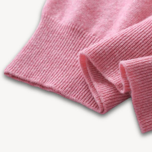 Men's V-Neck Cashmere Sweater - Slim Fit, Soft & Lightweight, Casual & Formal Wear