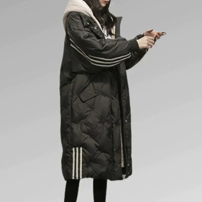 Women's Quilted Long Jacket