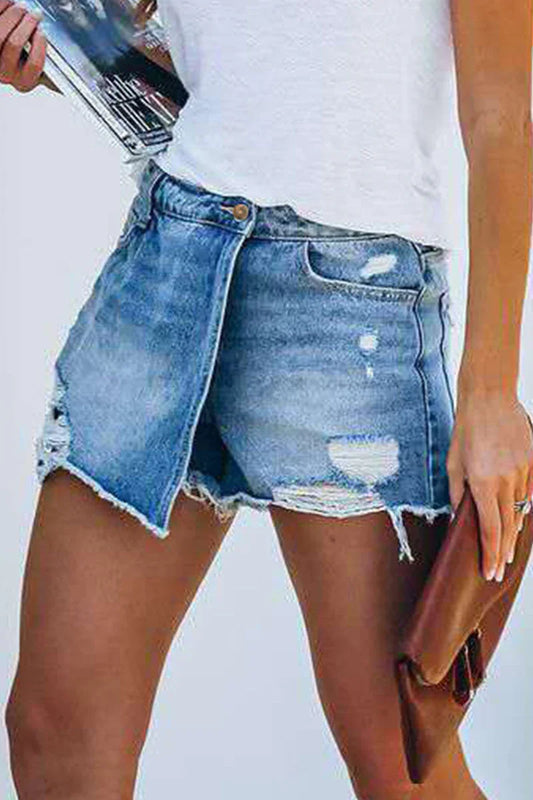 Women's Ripped Denim Casual Jeans