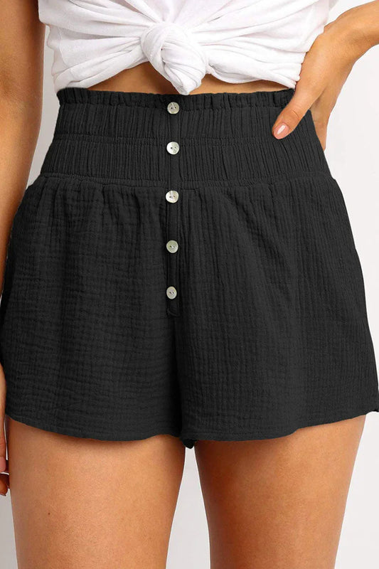 Women's High Waist Loose Fit Shorts
