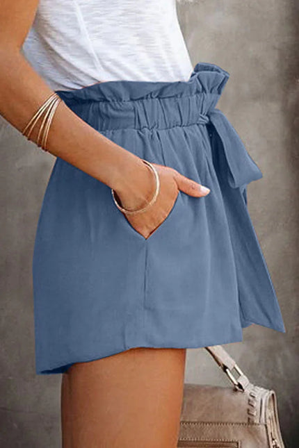 Women's Wide Leg Shorts Elastic Waist