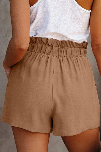 Women's Wide Leg Shorts Elastic Waist
