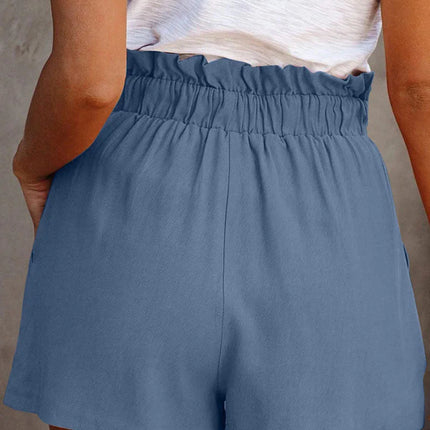 Women's Wide Leg Shorts Elastic Waist