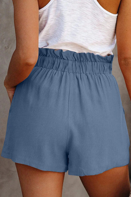 Women's Wide Leg Shorts Elastic Waist