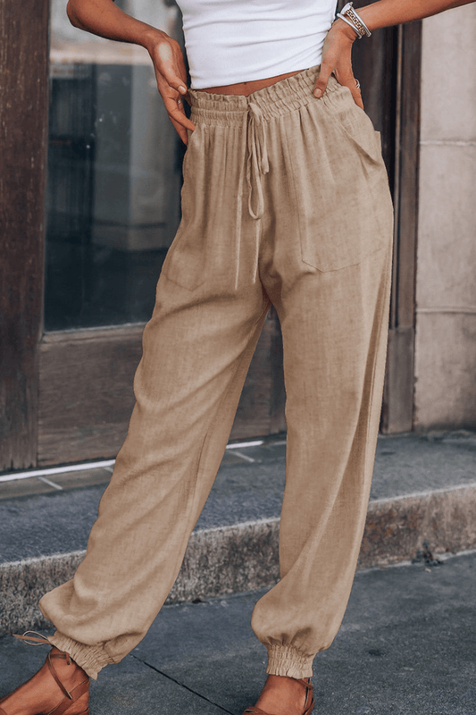 Women's Jogger Trousers Relaxed Fit Breathable Fabric