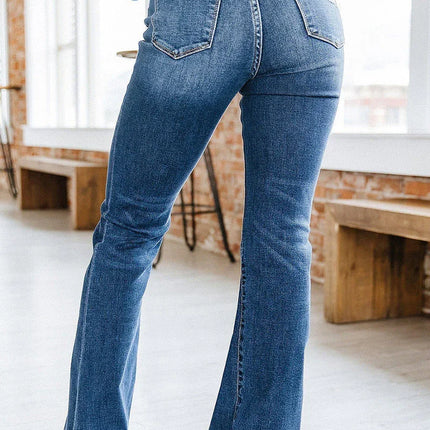 Women's Flared High Waist Jeans Denim