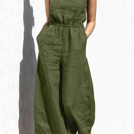 Women's Loose Fit Casual Jumpsuit