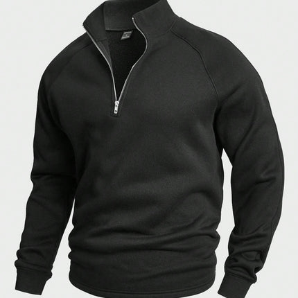 Men's Half-Zip Sweater Knit Fabric