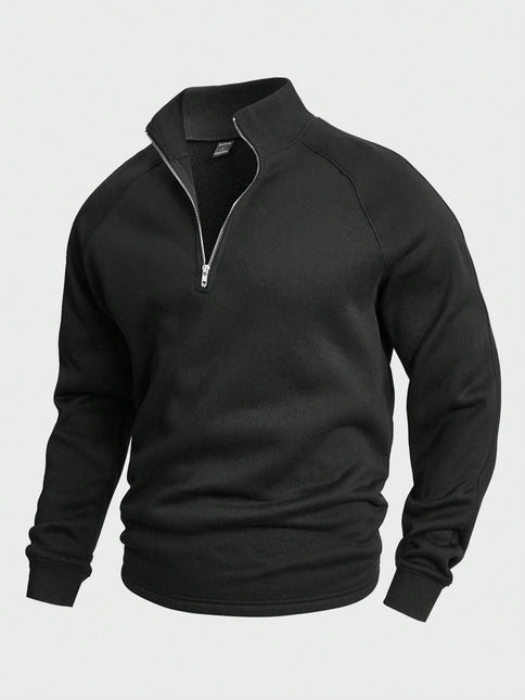 Men's Half-Zip Sweater Knit Fabric