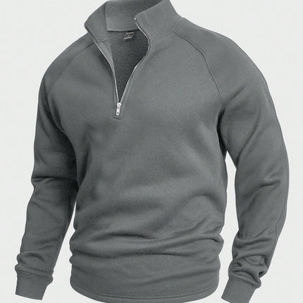 Men's Half-Zip Sweater Knit Fabric