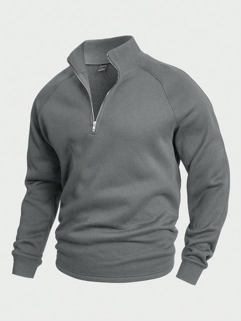 Men's Half-Zip Sweater Knit Fabric