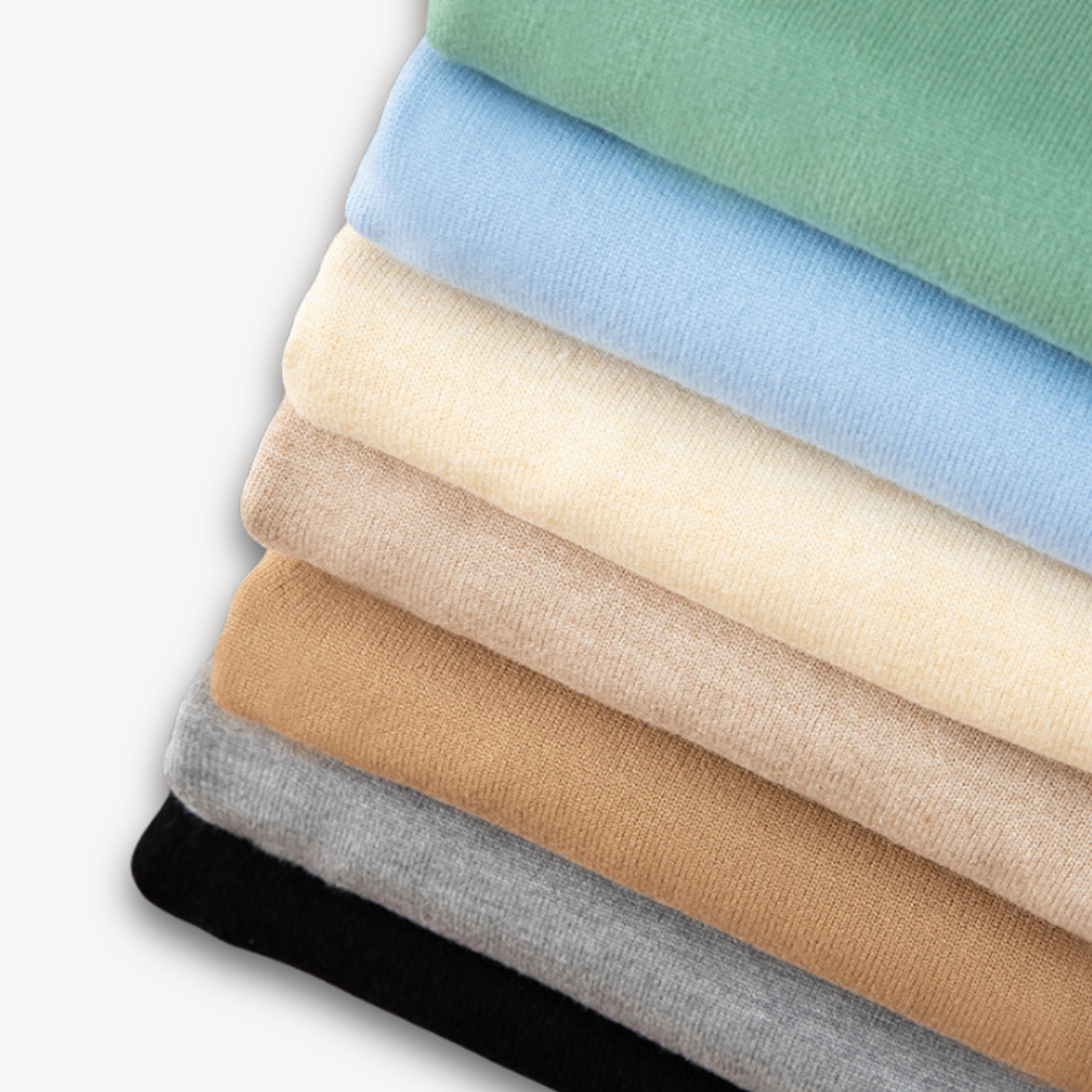 Men's V-Neck Cashmere Sweater - Slim Fit, Soft & Lightweight, Casual & Formal Wear