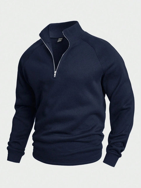 Men's Half-Zip Sweater Knit Fabric