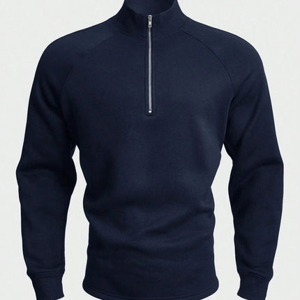 Men's Half-Zip Sweater Knit Fabric