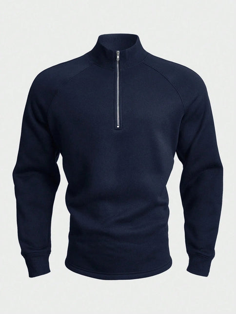 Men's Half-Zip Sweater Knit Fabric