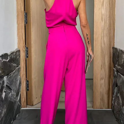 Women's Pocket Jumpsuit Sleek Design