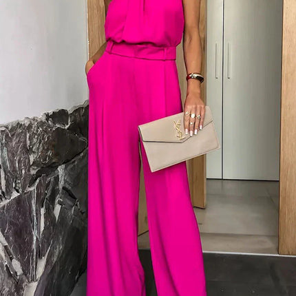 Women's Pocket Jumpsuit Sleek Design