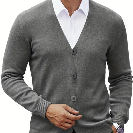 Men's Cardigan Sweater Knit