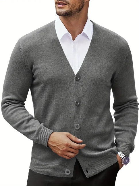Men's Cardigan Sweater Knit