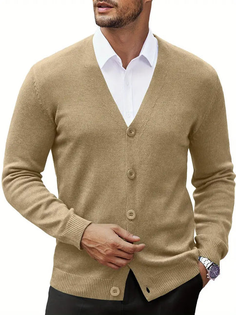 Men's Cardigan Sweater Knit