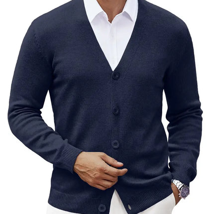 Men's Cardigan Sweater Knit