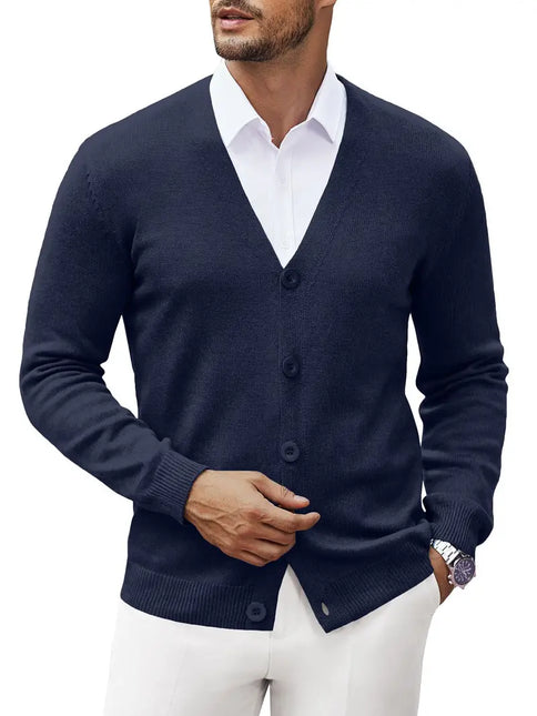 Men's Cardigan Sweater Knit