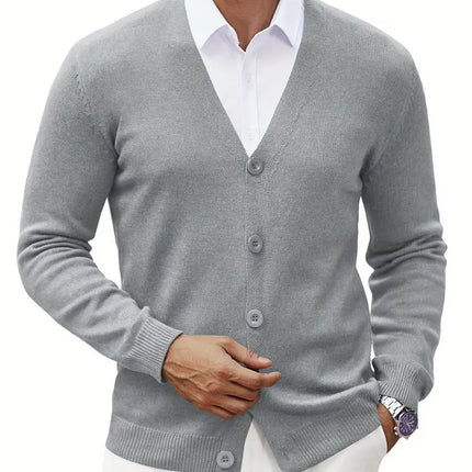Men's Cardigan Sweater Knit