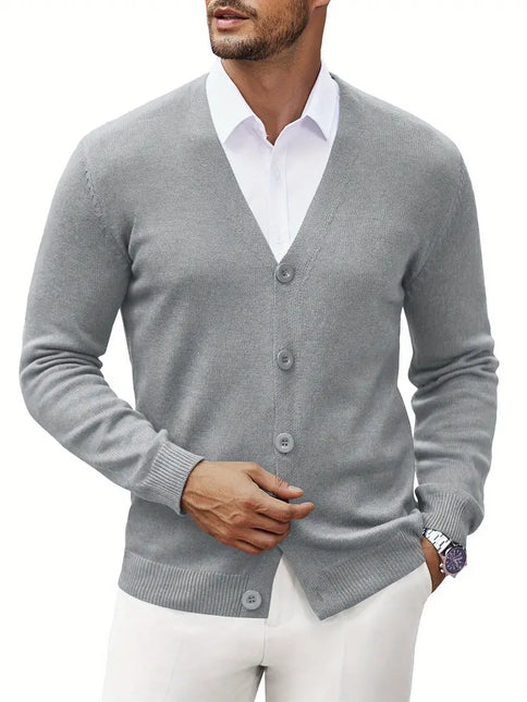 Men's Cardigan Sweater Knit
