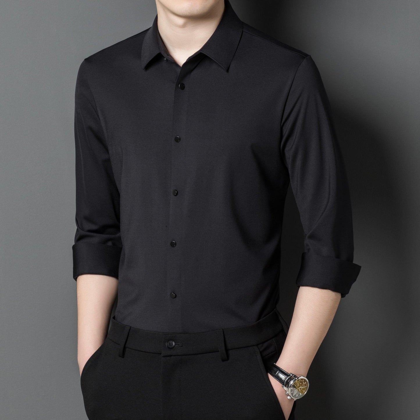 Men's Elastic Stretch Shirt