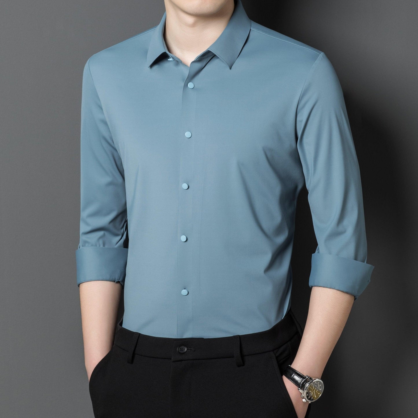 Men's Elastic Stretch Shirt