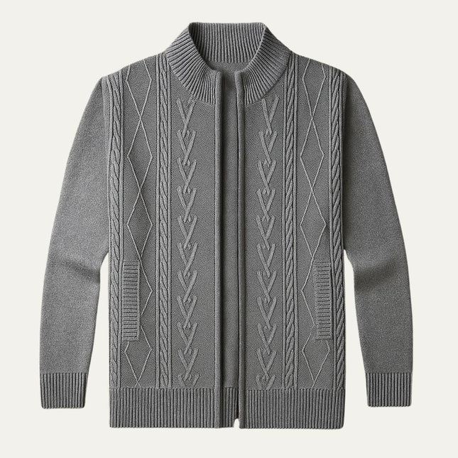 Men's Classic Cardigan Wool Blend