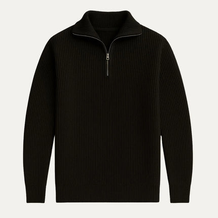 Men's Quarter Zip Jumper Merino Wool