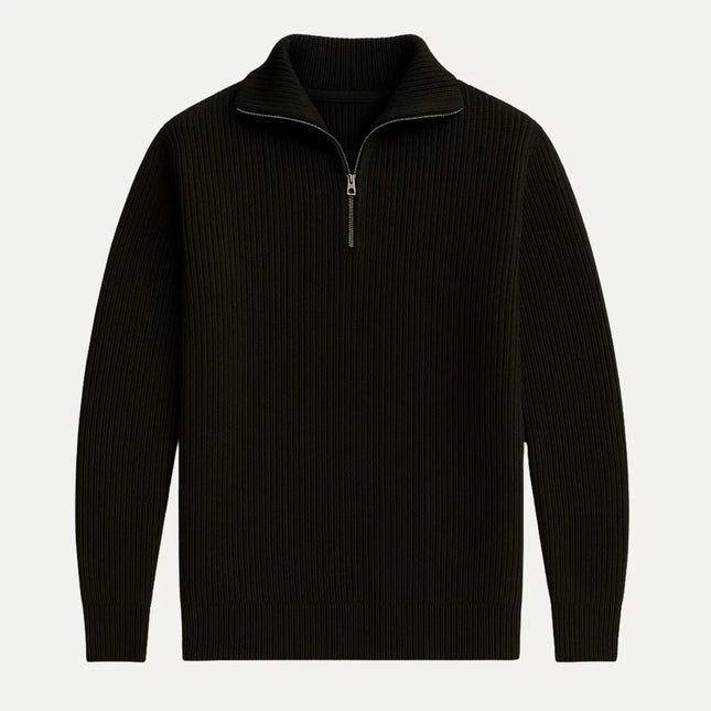 Men's Quarter Zip Jumper Merino Wool