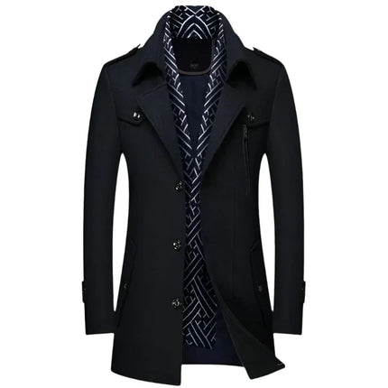 Men's Tailored Coat Wool
