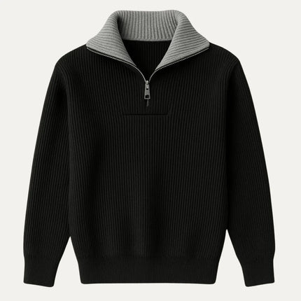 Men’s Quarter Zip Jumper Knit