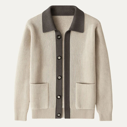 Men's Elegant Cardigan with Pockets
