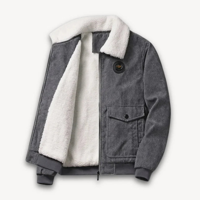 Men's Sherpa Lined Corduroy Jacket