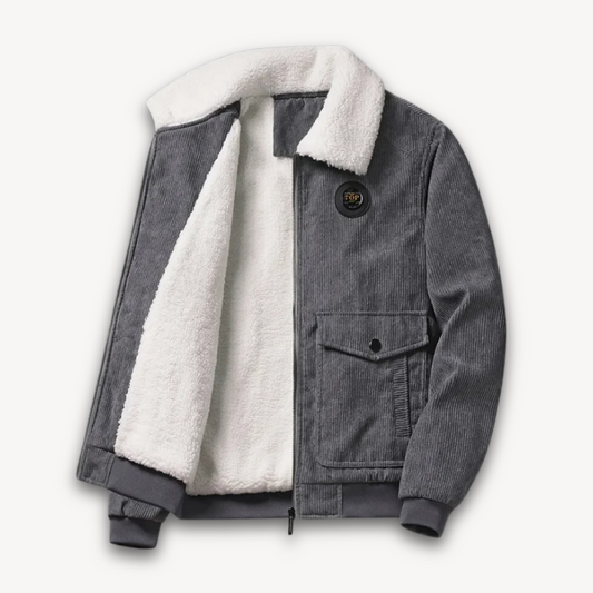 Men's Sherpa Lined Corduroy Jacket