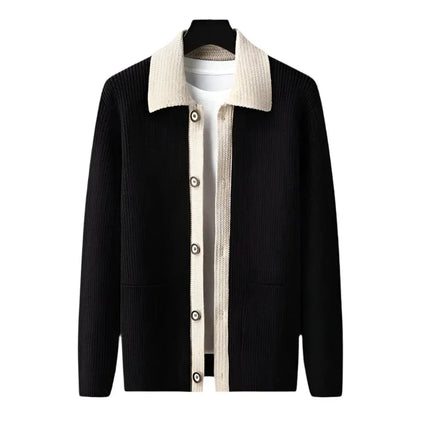 Men's Elegant Cardigan with Pockets
